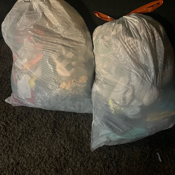 Two bags full of 3-6 month clothes